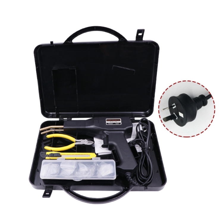 

H50 Car Bumper Crack Repair Welding Machine Plastic Welding Nail Artifact, AU Plug(Black)
