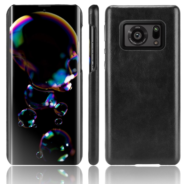 

For Sharp Aquos R6 SH-51B Shockproof Litchi Texture PC + PU Case(Black)