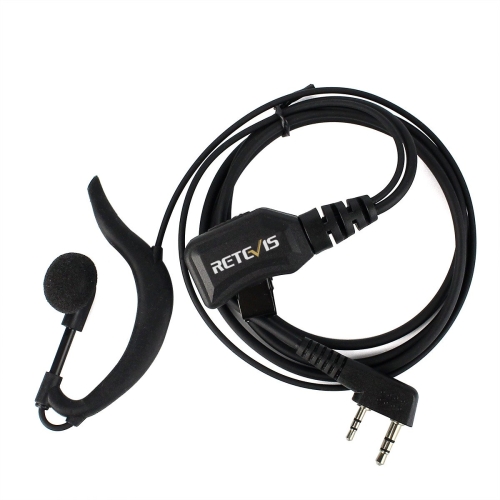 

RETEVIS R-111 K Head G Type PTT Adjustable Volume Earphone Microphone for H-777/RT-5R/RT1/RT2/RT5