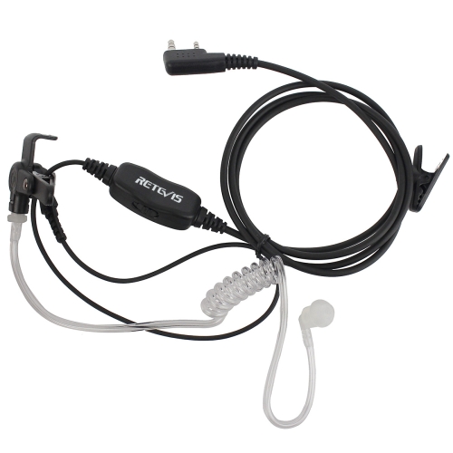 

RETEVIS R-112 PTT / VOX Covert Acoustic Tube Earphone Microphone for H-777/RT-5R/RT1/RT2/RT5