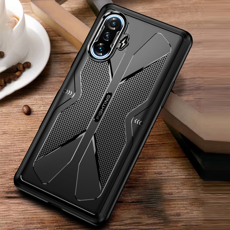 

For Xiaomi Redmi K40 Gaming TPU Cooling Gaming Phone All-inclusive Shockproof Case(Black)
