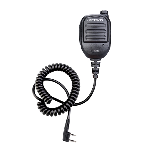 

RETEVIS HK008 2 Pin Adjustable Volume Handheld Speaker Microphone