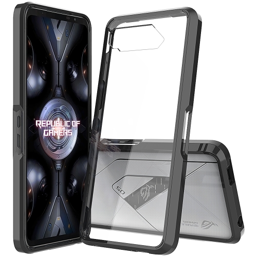 

For Asus ROG Phone 5 Shockproof Scratchproof TPU + Acrylic Protective Case(Black)