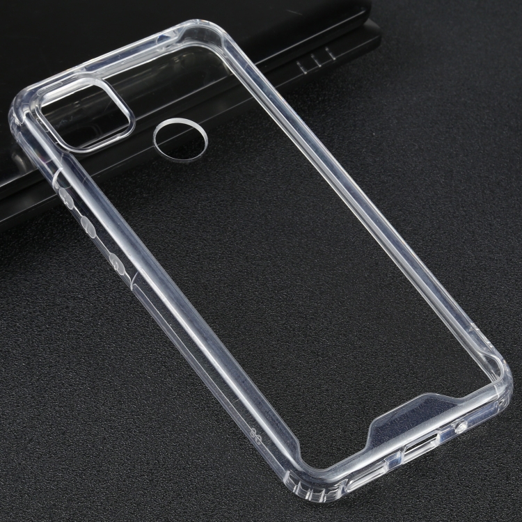 

For Xiaomi Redmi 9C Four-corner Shockproof Transparent TPU + PC Protective Case
