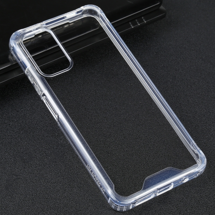 

For Xiaomi Redmi Note 9 4G Four-corner Shockproof Transparent TPU + PC Protective Case