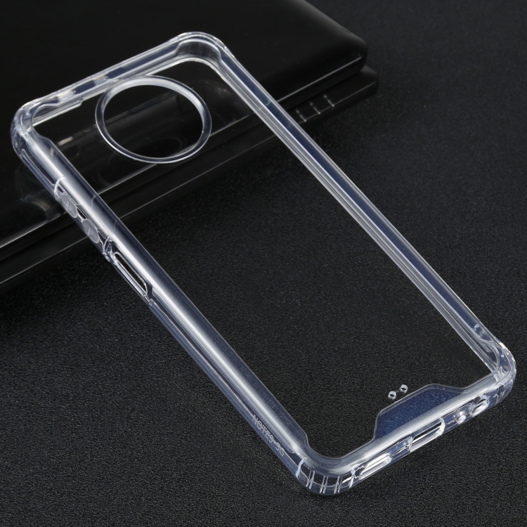 

For Xiaomi Redmi Note 9 5G / Note 9T 5G Four-corner Shockproof Transparent TPU + PC Protective Case