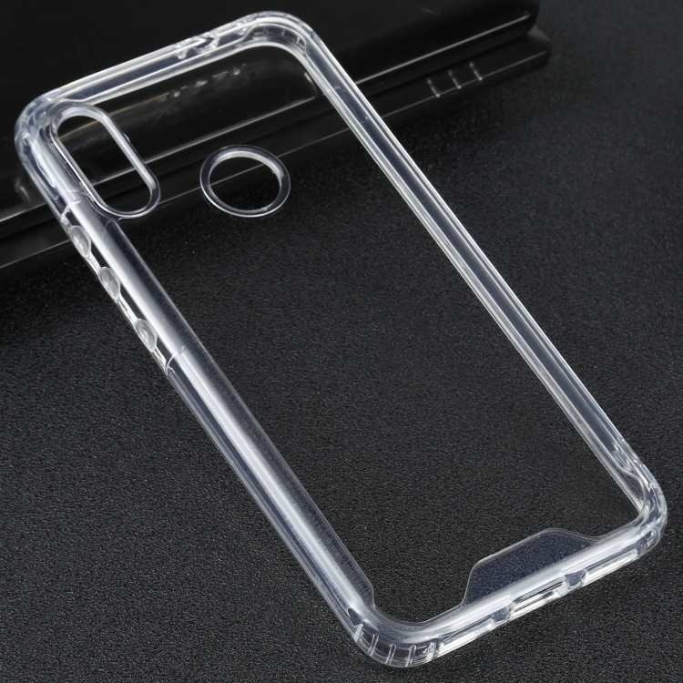 

For Xiaomi Redmi Note 7 Four-corner Shockproof Transparent TPU + PC Protective Case