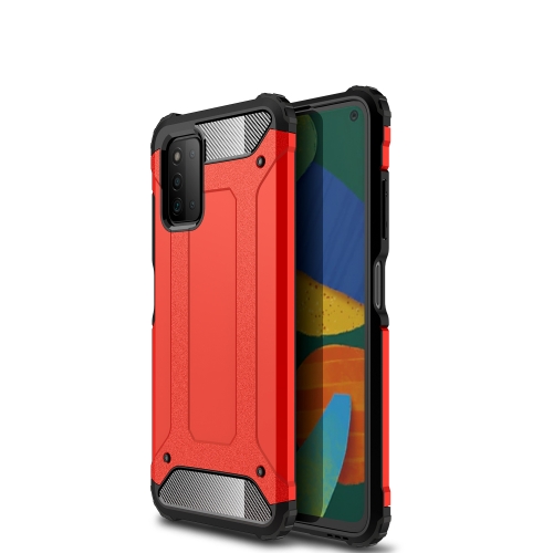 

For Samsung Galaxy F52 5G Magic Armor TPU + PC Combination Case(Red)