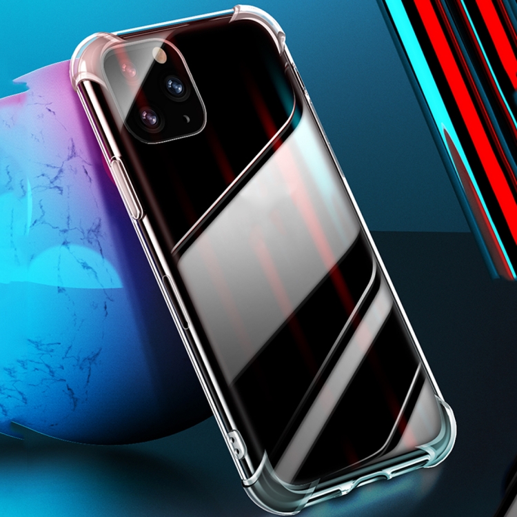 

For iPhone 11 Pro Max USAMS US-BH538 Jam Series Shockproof Transparent TPU Full Coverage Protective Case