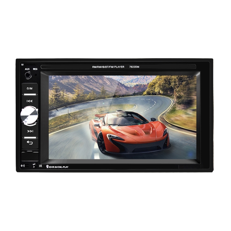 

A2115 6.2 inch Car Dual DIN HD MP5 Player Support Bluetooth / FM / Phone Link / TF Card with Remote Control