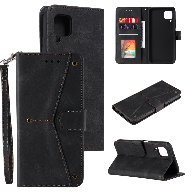 For Samsung Galaxy A12 Stitching Calf Texture Horizontal Flip Leather Case with Holder & Card Slots & Wallet(Black)
For Samsung Galaxy A12 Stitching Calf Texture Horizontal Flip Leather Case with Holder & Card Slots & Wallet(Black)