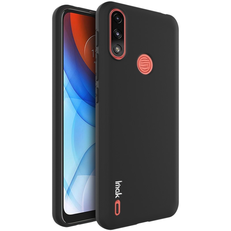 

For Motorola Moto E7 Power IMAK UC-3 Series Shockproof Frosted TPU Protective Case(Black)