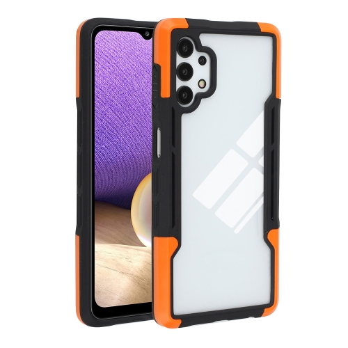 

For Samsung Galaxy A32 TPU + PC + Acrylic 3 in 1 Shockproof Protective Case(Orange)