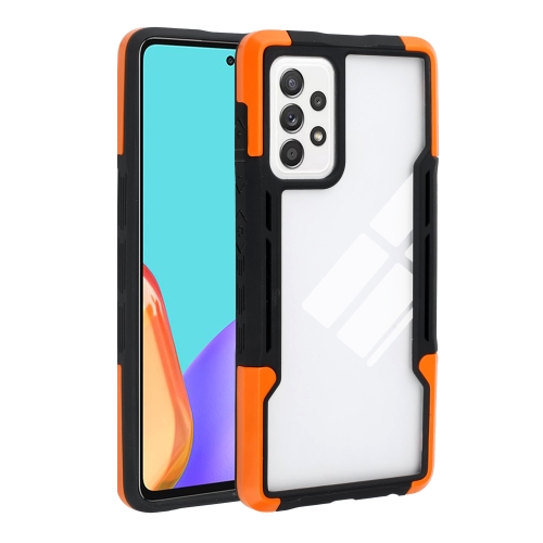 

For Samsung Galaxy A52 5G / 4G TPU + PC + Acrylic 3 in 1 Shockproof Protective Case(Orange)