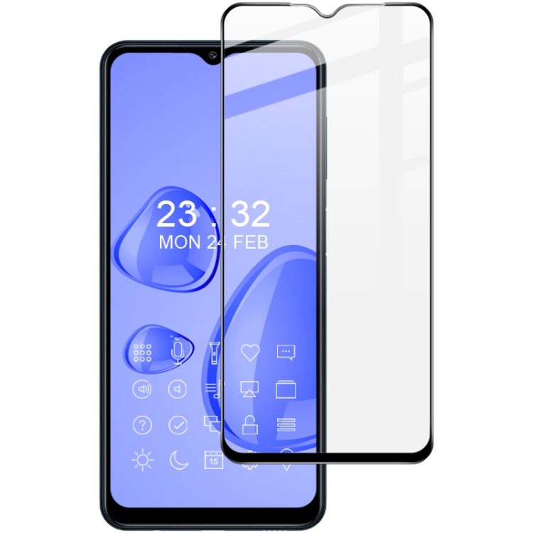 

For Samsung Galaxy M12 / F12 IMAK 9H Surface Hardness Full Screen Tempered Glass Film Pro+ Series