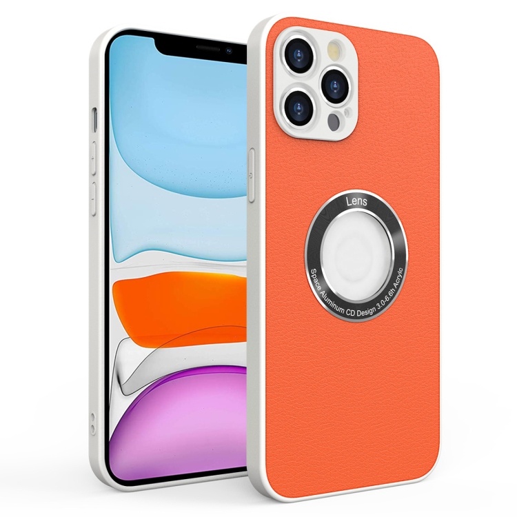 

PU+PC+TPU Mobile Phone Protective Case For iPhone 11(Orange)