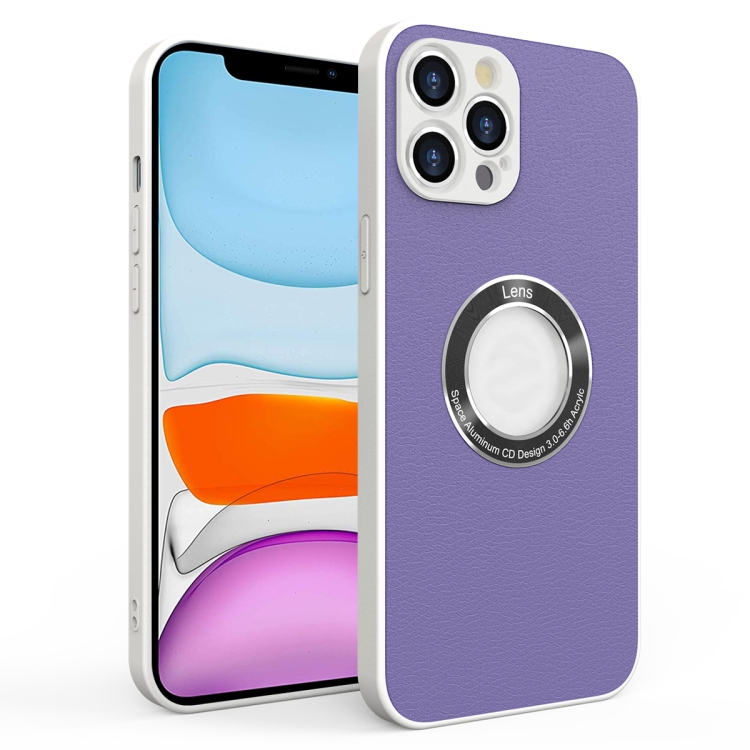

PU+PC+TPU Mobile Phone Protective Case For iPhone 11(Purple)