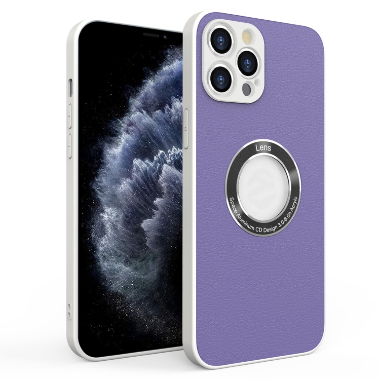 

PU+PC+TPU Mobile Phone Protective Case For iPhone 11 Pro(Purple)