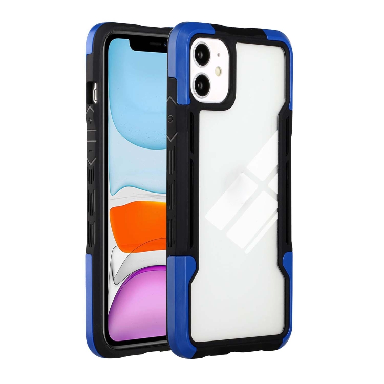 

TPU + PC + Acrylic 3 in 1 Shockproof Protective Case For iPhone 12 mini(Blue)