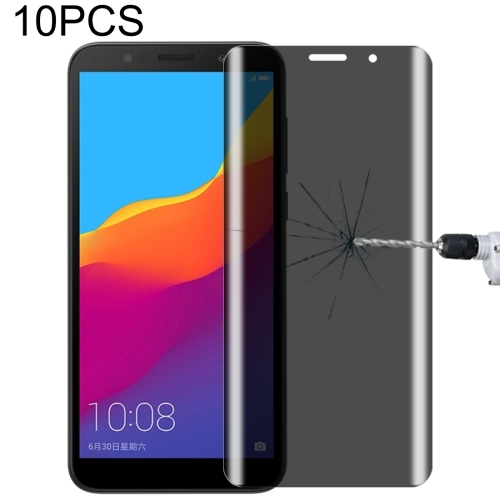 

For Huawei Honor Play 7A 10 PCS 9H Surface Hardness 180 Degree Privacy Anti Glare Screen Protector