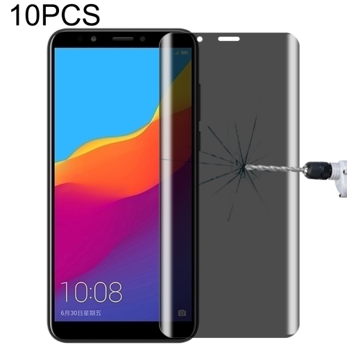 

For Huawei Honor Play 7C 10 PCS 9H Surface Hardness 180 Degree Privacy Anti Glare Screen Protector