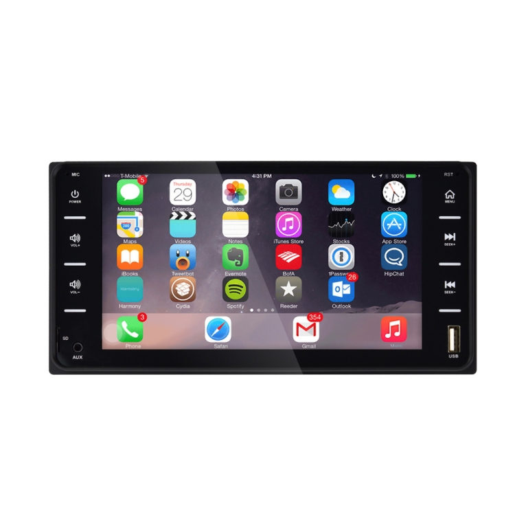 

Q3160 7 inch Car Touch Capacitive Screen MP5 Player Support FM / TF / Mirror Link for Toyota Corolla