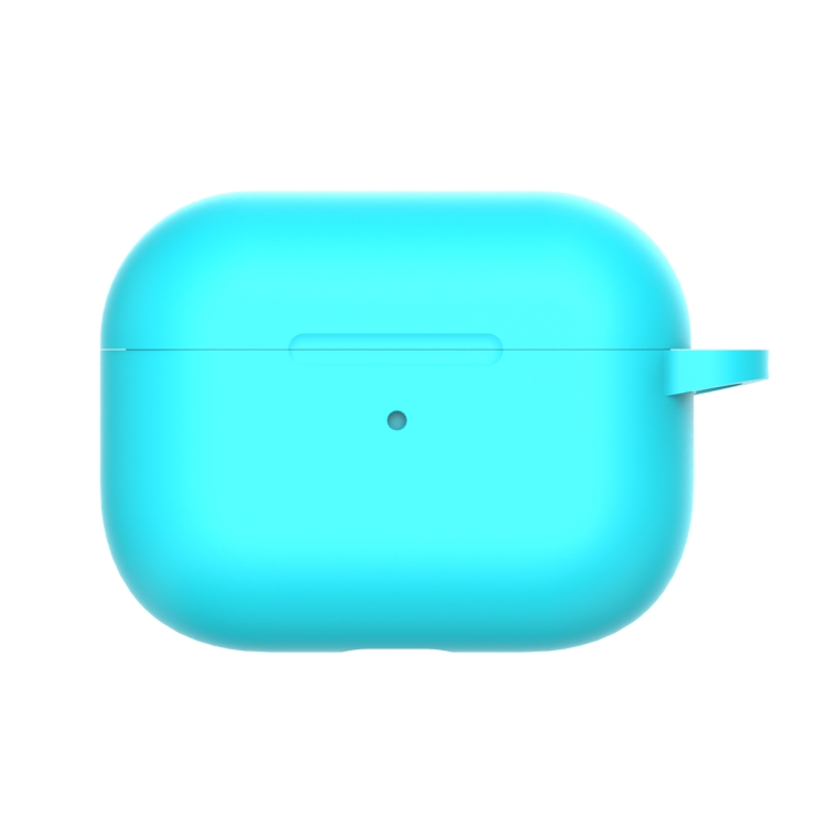 

For Apple AirPods Pro Silicone Wireless Earphone Protective Case, Support Wireless Charging(Blue)