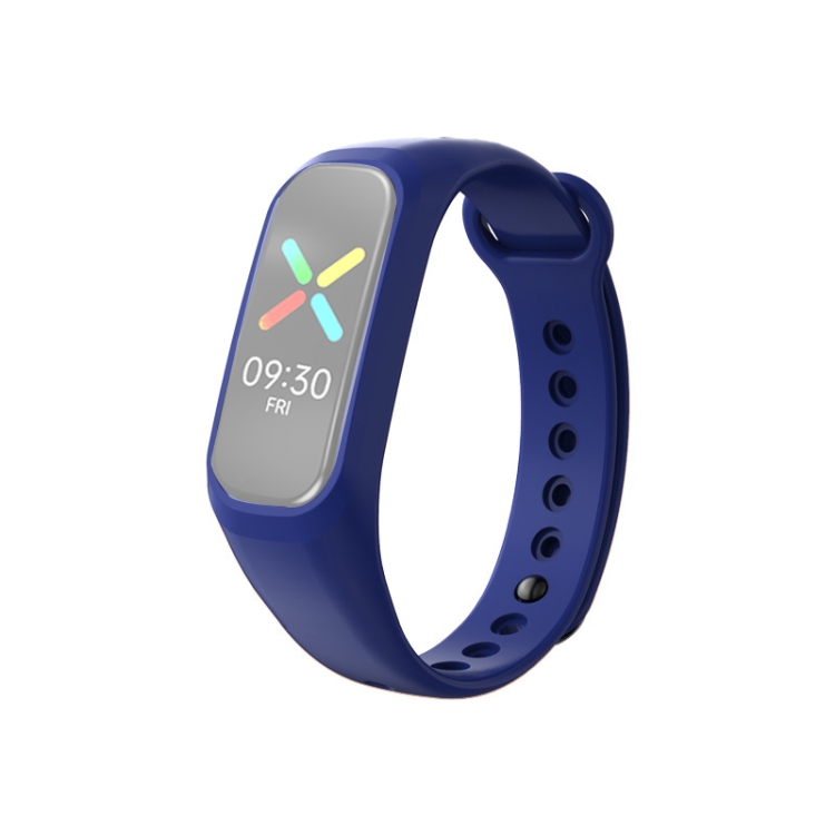 

For OPPO Watch Silicone Replacement Strap Watchband(Midnight Blue)
