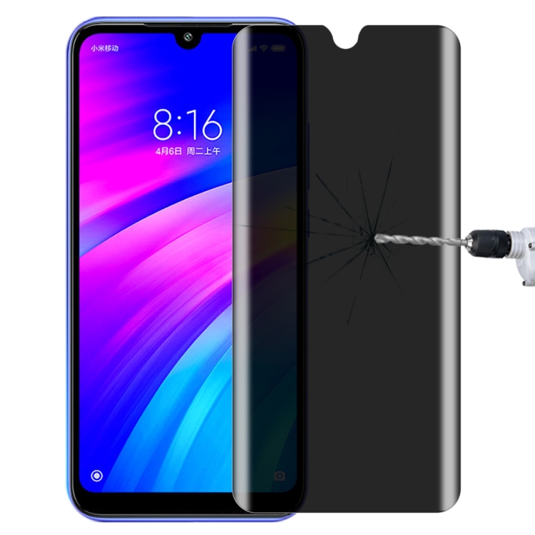 

For Xiaomi Redmi 7 9H Surface Hardness 180 Degree Privacy Anti Glare Screen Protector