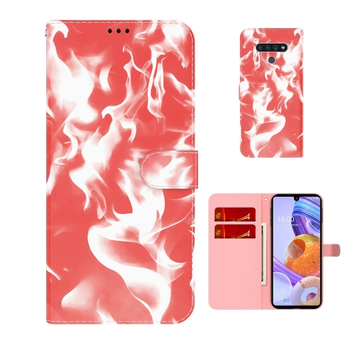 

For LG Stylo 6 / K71 Cloud Fog Pattern Horizontal Flip Leather Case with Holder & Card Slot & Wallet(Red)