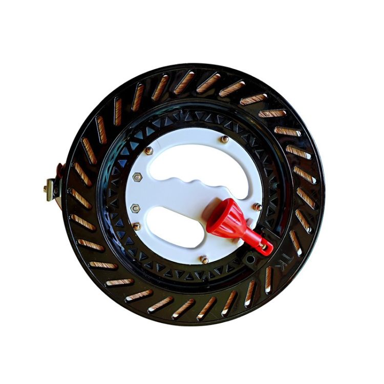 

ABS String Reel for Kite Flying Self-locking Line Wheel, Spec:22cm Black 500m