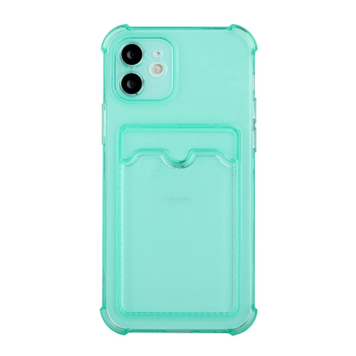 

TPU Dropproof Protective Back Case with Card Slot For iPhone 11(Green)