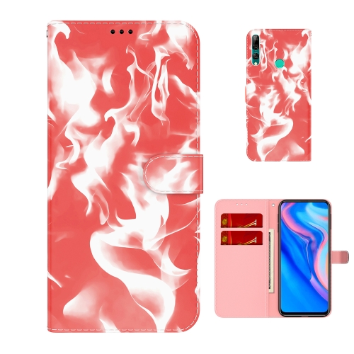 

For Huawei P smart Z / Y9 Prime 2019 Cloud Fog Pattern Horizontal Flip Leather Case with Holder & Card Slot & Wallet(Red)