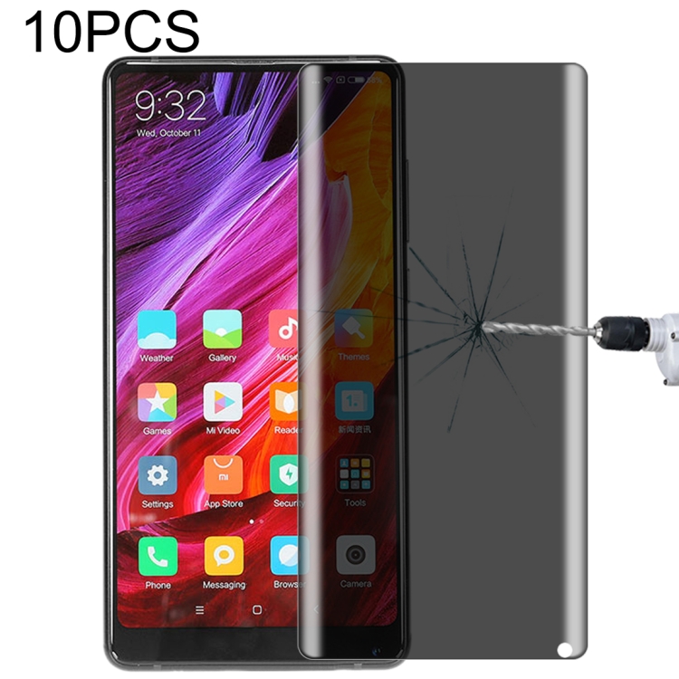 

For Xiaomi Mix 2 10 PCS 9H Surface Hardness 180 Degree Privacy Anti Glare Screen Protector