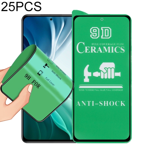 

For Xiaomi Mi 11i 25 PCS 9D Full Screen Full Glue Ceramic Film