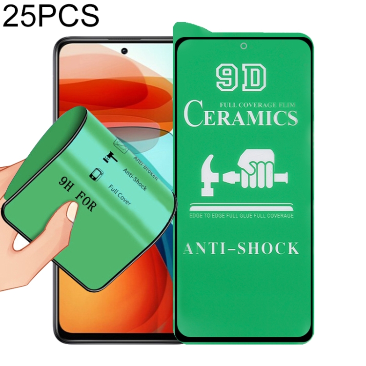 

For Xiaomi Redmi Note 10 Pro 25 PCS 9D Full Screen Full Glue Ceramic Film