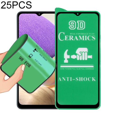 

For Samsung Galaxy A32 5G 25 PCS 9D Full Screen Full Glue Ceramic Film