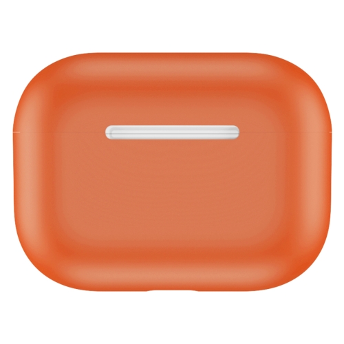 

For Apple AirPods Pro Ultra-thin Silicone Wireless Earphone Protective Case(Hermes Orange)