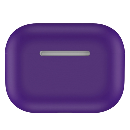 

For Apple AirPods Pro Ultra-thin Silicone Wireless Earphone Protective Case(Purple)