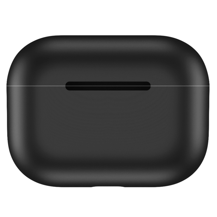 

For Apple AirPods Pro Ultra-thin Silicone Wireless Earphone Protective Case(Black)