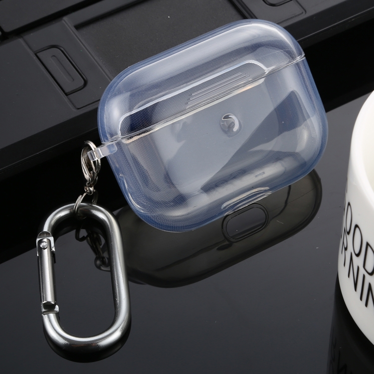

For Apple AirPods Pro Transparent TPU Wireless Earphone Protective Case(Transparent)