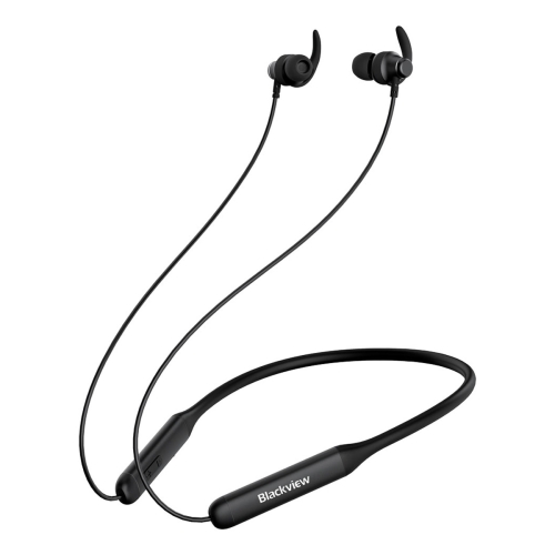 

Blackview FitBuds 1 CVC8.0 Noise Reduction Neck-mounted Magnetic Sports Bluetooth Earphone with Ear Hooks, Support Wire Control & Call & Voice Assistant & Voice Prompt(Black)