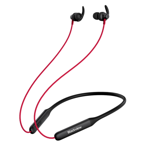 

Blackview FitBuds 1 CVC8.0 Noise Reduction Neck-mounted Magnetic Sports Bluetooth Earphone with Ear Hooks, Support Wire Control & Call & Voice Assistant & Voice Prompt(Red)