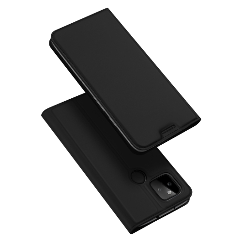 

For Google Pixel 5a DUX DUCIS Skin Pro Series Horizontal Flip PU + TPU Leather Case with Holder & Card Slots(Black)
