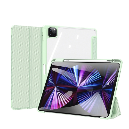 

DUX DUCIS TOBY Series Shockproof PU Leather + PC + TPU Horizontal Flip Case with Holder & Pen Slot & Sleep / Wake-up Function For iPad Pro 11 (2021) & (2020)(Green)