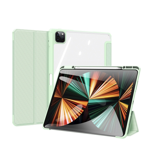 

DUX DUCIS TOBY Series Shockproof PU Leather + PC + TPU Horizontal Flip Case with Holder & Pen Slot & Sleep / Wake-up Function For iPad Pro 12.9 (2021)(Green)