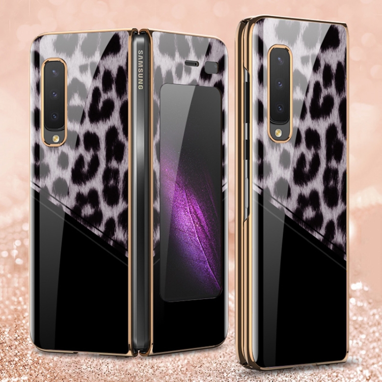 

For Samsung Galaxy Fold GKK Color Contrast Electroplating Painted 9H Tempered Glass Case(07)