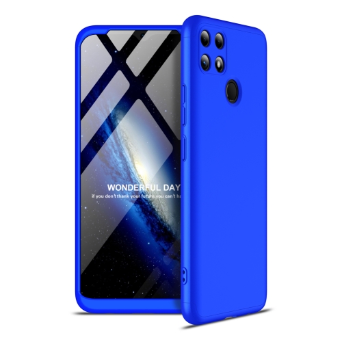 

For OPPO Realme C25 / Realme Narzo 30A GKK Three Stage Splicing Full Coverage PC Case(Blue)