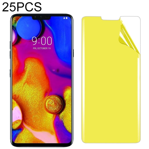 

Fro LG V40 ThinQ 25 PCS Soft TPU Full Coverage Front Screen Protector