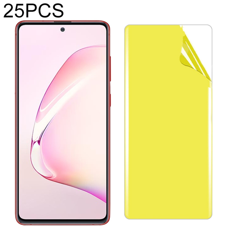 

For Samsung Galaxy Note10 Lite 25 PCS Soft TPU Full Coverage Front Screen Protector